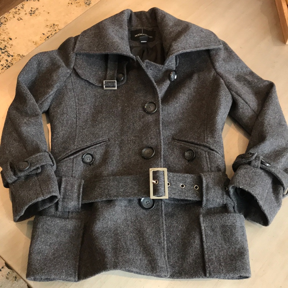 Women’s Grey Wool Coat